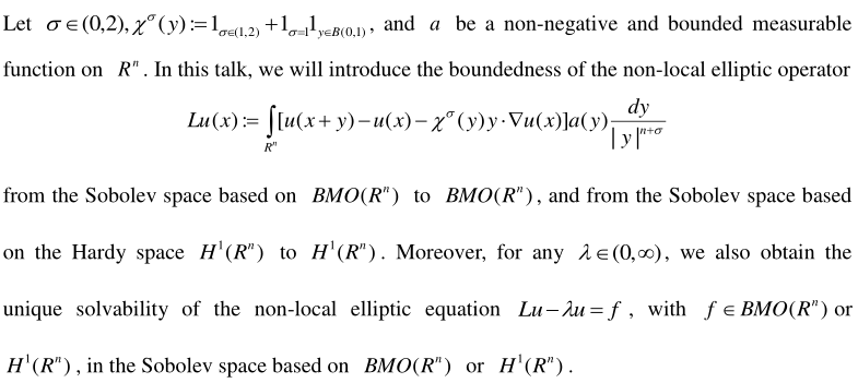On BMO and Hardy regularity estimates for a class of non-local elliptic equations