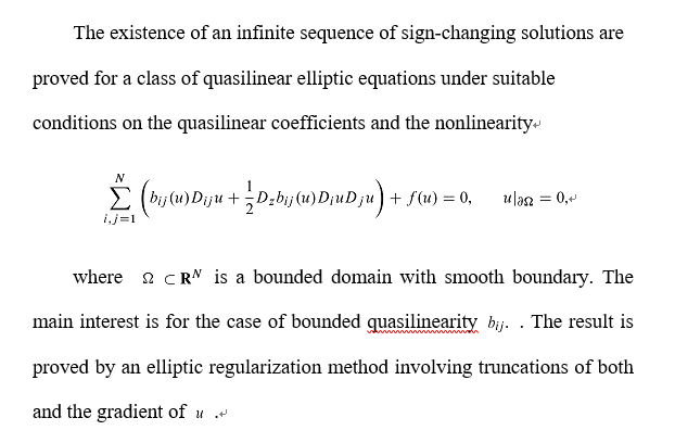 Multiple Sign-changing Solutions For Quasilinear Equations Of Bounded Quasilinearity